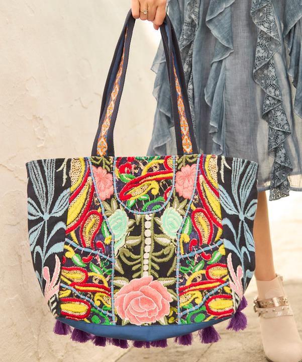 Immagine prodotto Joe Browns Patchwork Embroidered Tote Bag