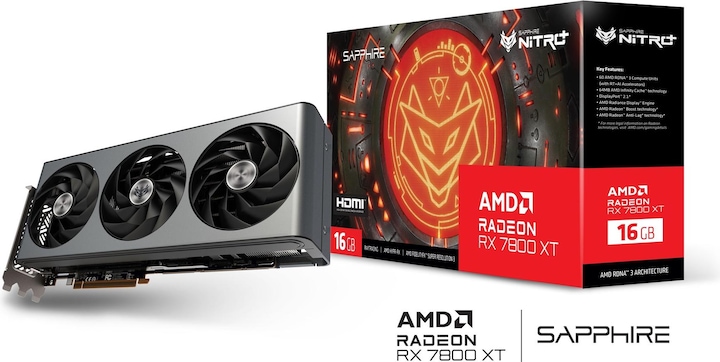 Produktbild Sapphire RX 7800 XT Nitro+ Gaming OC (16 GB)