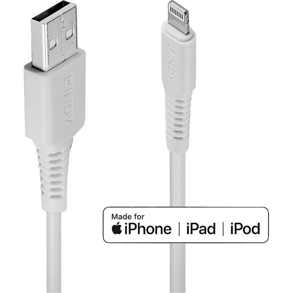 Lindy Lade- und Sync-Kabel Apple MFi (0.50 m, USB 2.0), USB Kabel