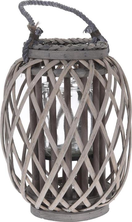Natura Punto Kerzenlaterne Weidegeflecht