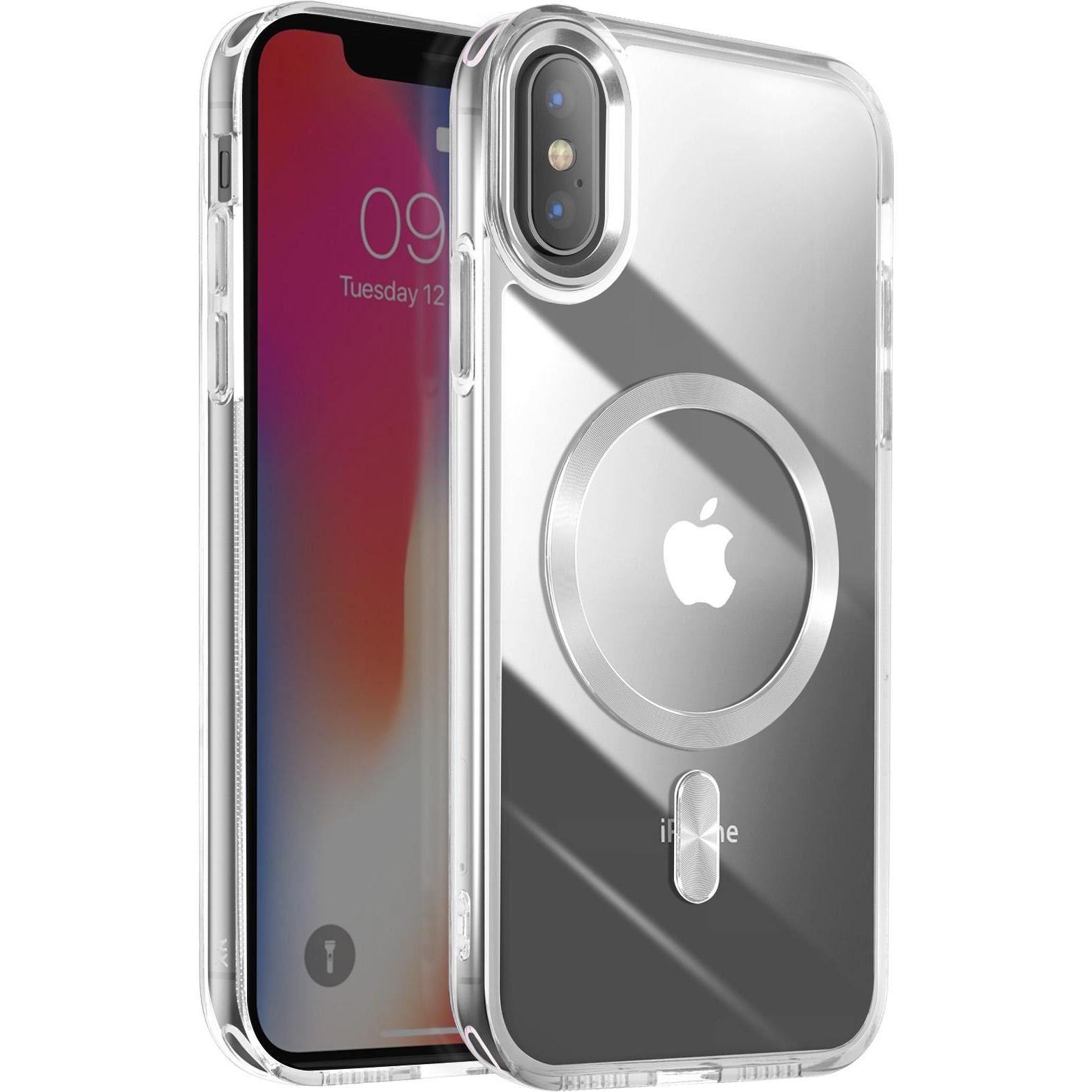 Avizar Cristal Color Case (Apple iPhone XS), Smartphone Hülle, Grau