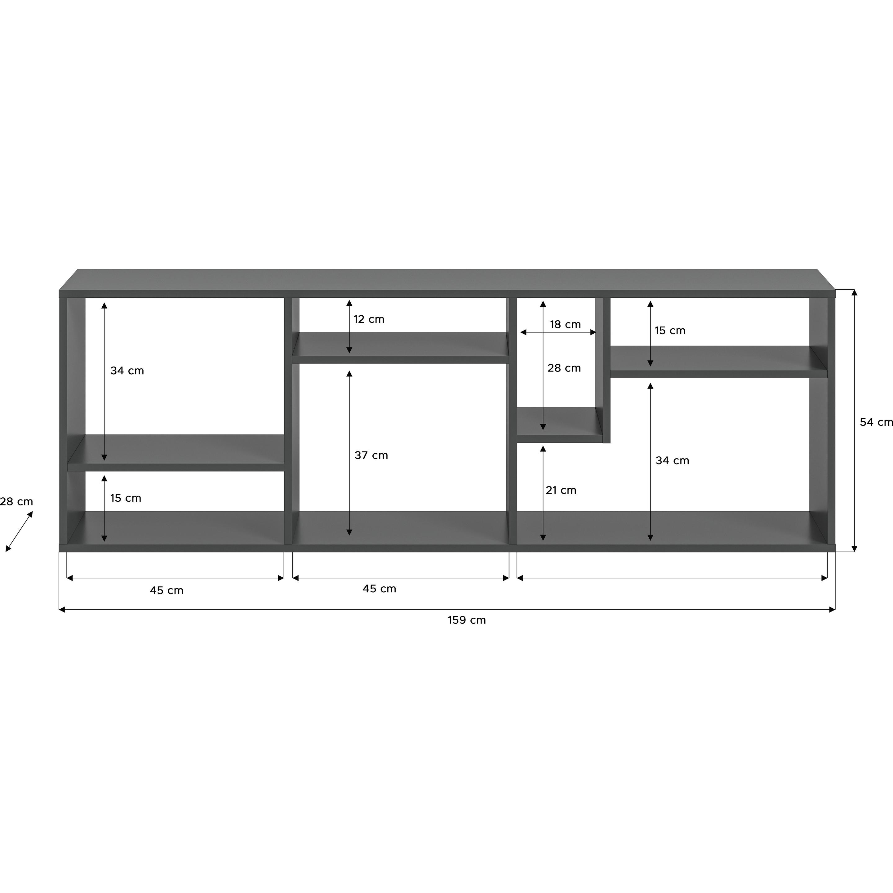 Thumbnail - Xonox Home, Regal, Tommy (159 x 28 x 54 cm)