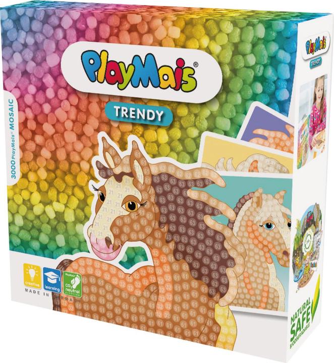 Produktbild PlayMais Trendy Mosaic Horses (3.000 Stück)