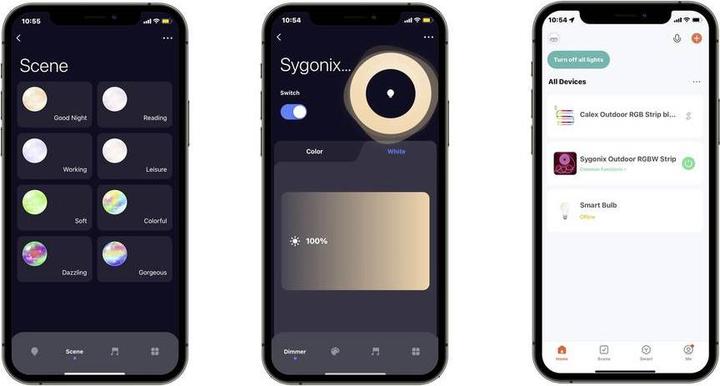 Image du produit Sygonix SY-4980312 Bande LED avec fiche 230V 5000mm RGB, Blanc chaud (Blanc chaud, RGB, 500 cm, Extérieur, Intérieur)