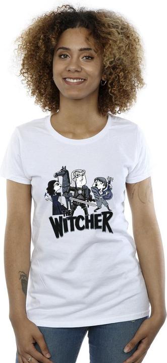 Produktbild Netflix The Witcher Team Illustrated TShirt (L)