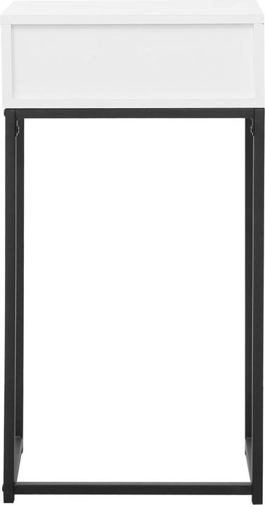 Produktbild HTI-Living Konsolentisch Cedrik 40 cm mit Schublade Weiss-Schwarz (40 x 28 x 76.50 cm)