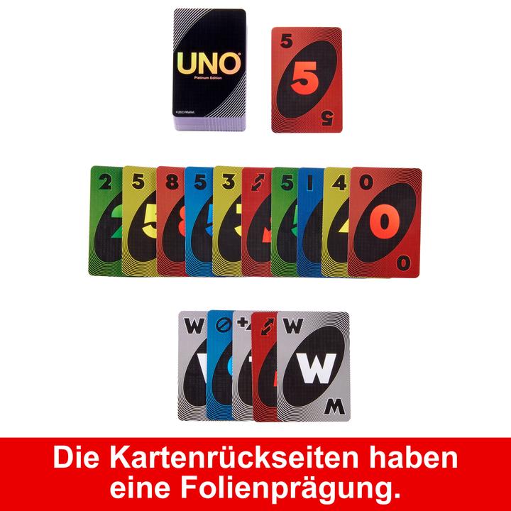 Produktbild Mattel Games UNO Platin Edition