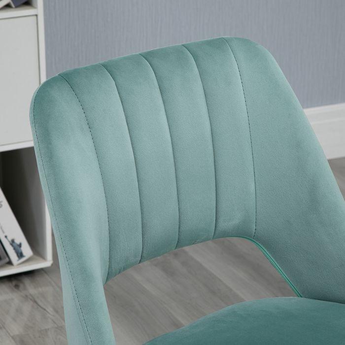 Produktbild Swisshandel24 Schreibtischstuhl, Höhenverstellbar Homeoffice Stuhl ohne Armlehne, Grün