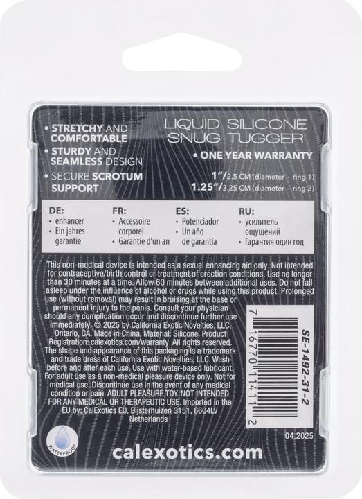 Produktbild CalExotics Liquid Silicone Snug Tugger (2.50 cm)