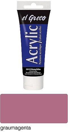 Actual product image Kreul el Greco Acrylic 75ml (Grey magenta, 75 ml)