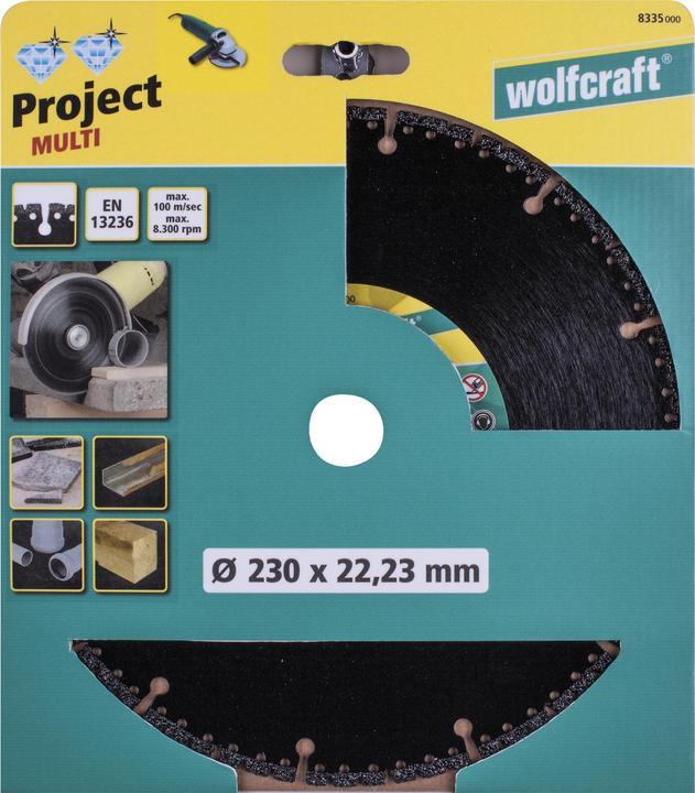 Produktbild wolfcraft wolfcraft 1 Diamant-Trennsch. Pro Multi ø125mm