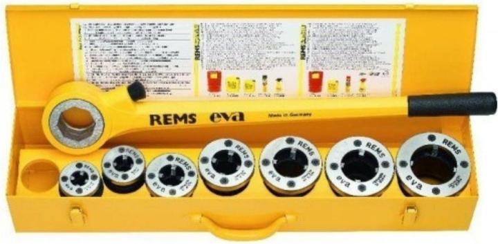 Produktbild Rems Handschneidkluppe EVA Set 1/2" - 2" im Stahlblechkasten