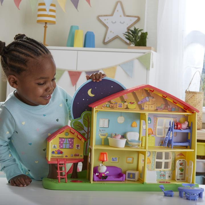 Actual product image Hasbro Peppa's Playtime to Bedtime House