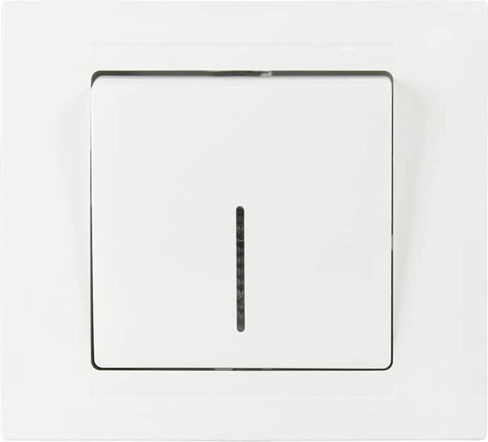 Actual product image Gunsan Moderna switch on/off switch with lighting flush-mounted white