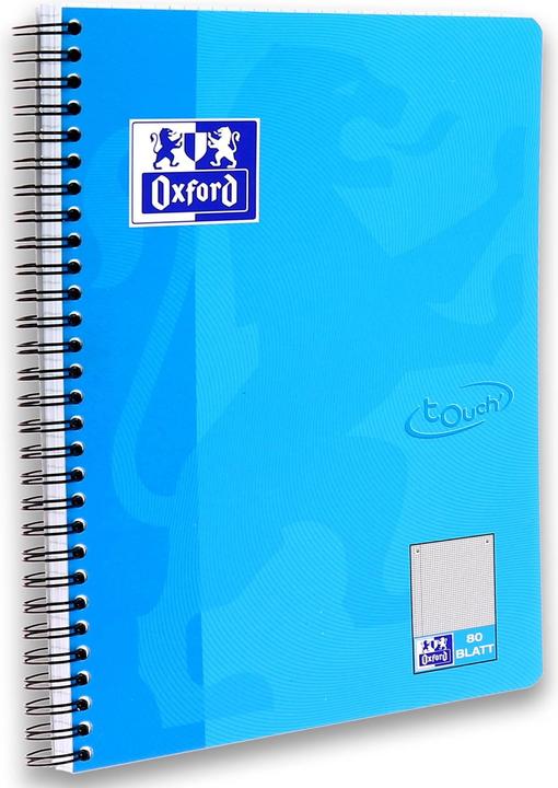 Image du produit Oxford Bloc-notes Touch (B5, Quadrillé, Couverture souple)