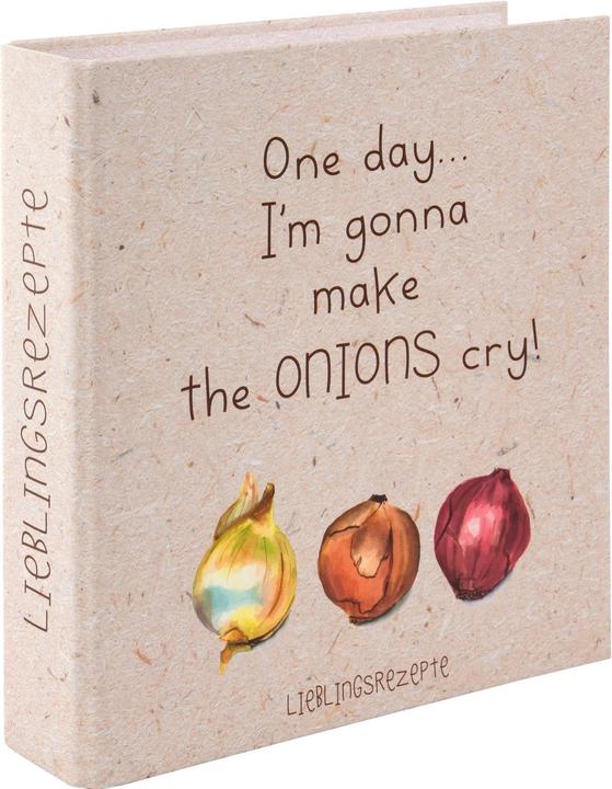 Goldbuch Notizbuch für Rezepte Onions 21 x 22 cm (21 x 22 cm, Liniert, Harter Einband)