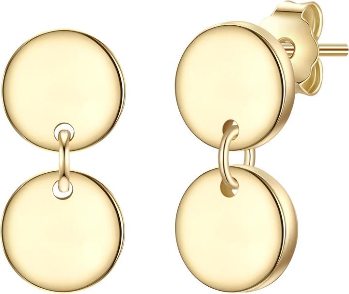 Produktbild Glanzstücke München Damen Kreis Sterling Silber gelbgold - 31338 (Sterling Silber 925/000)