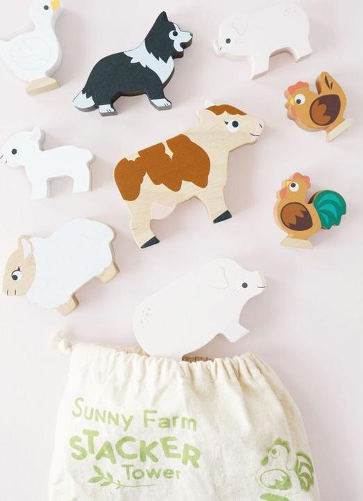 Actual product image Le Toy Van Stapelspiel Bauernhoftiere