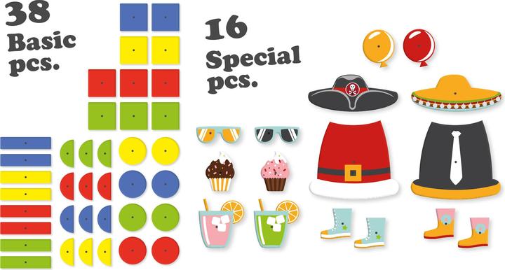 Actual product image Lena Hammer game party (German)