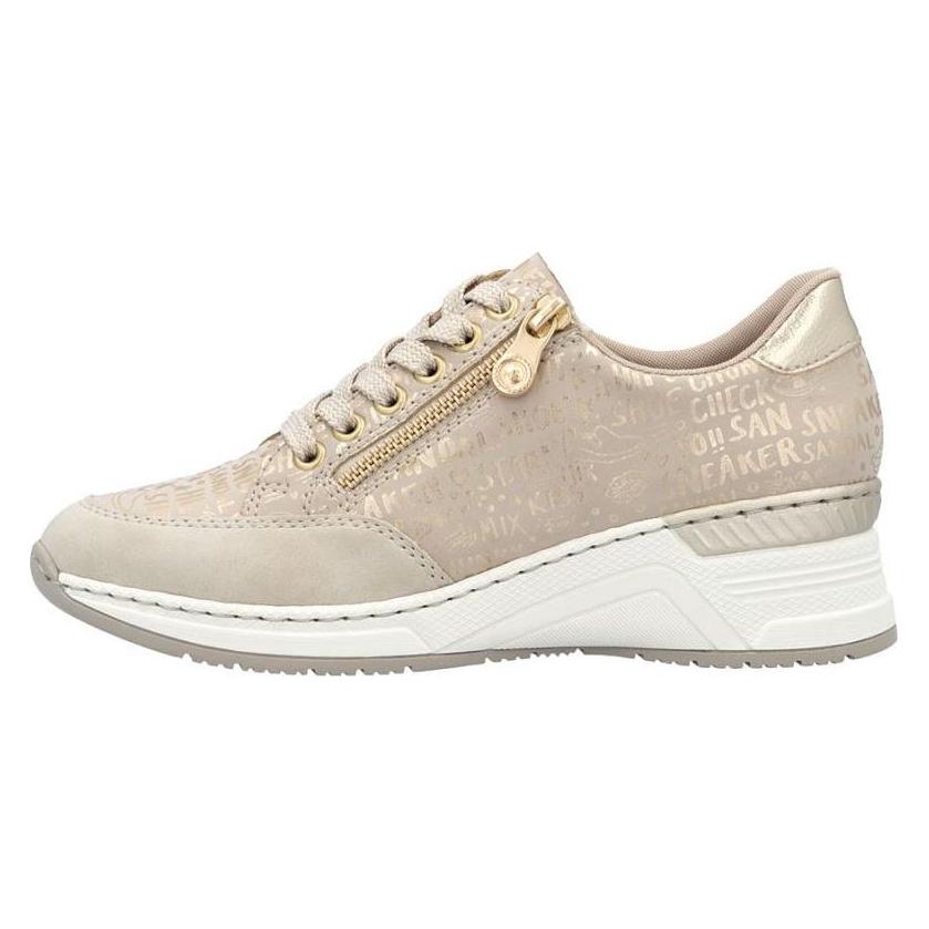 Rieker, Vrouwen, Lace-Ups, Keilsneakers, Veelkleurig, (38)