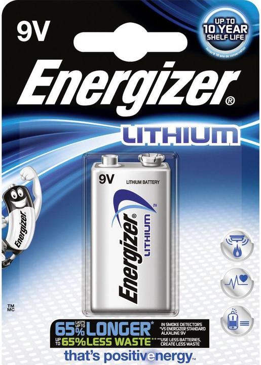 Produktbild Energizer L522 (1 Stk., 9V Block, 750 mAh)
