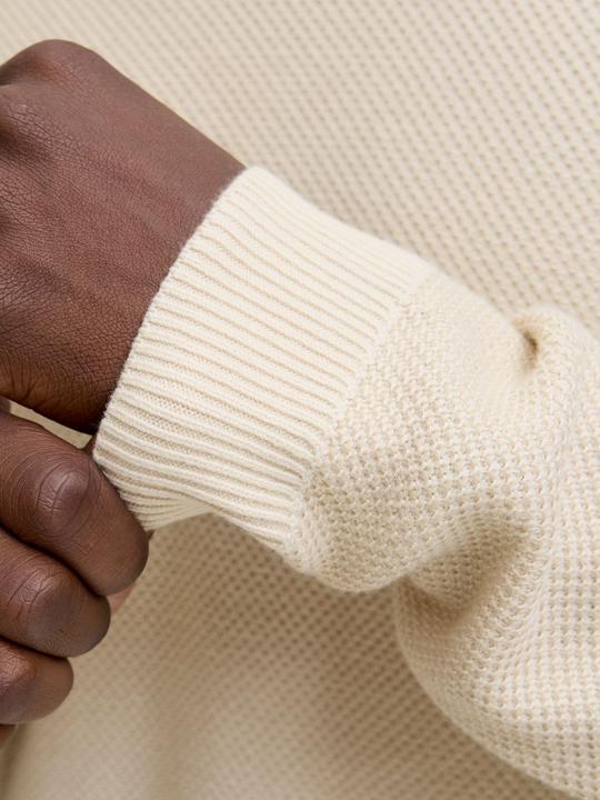 Actual product image Jack & Jones Jprblaeaston Knit Split Neck Ls Sn (M)