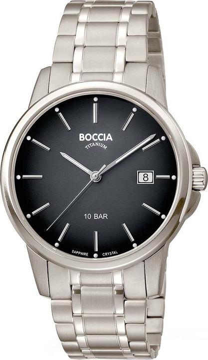 Produktbild Boccia 3633-07 Herrenuhr Titanium 40mm 10ATM (Analoguhr, 40 mm)