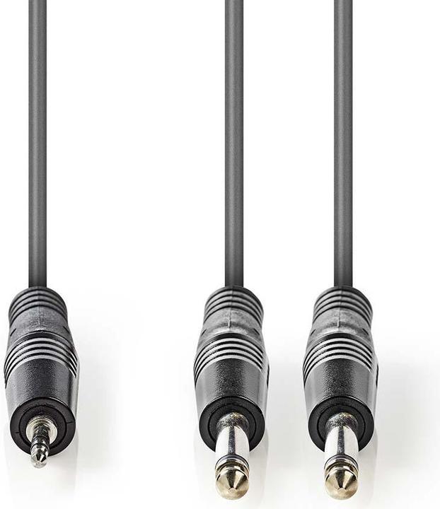Produktbild Nedis Audiokabel, Stereo, 2 x 6 mm, Stecker 3,5 mm, Mac (3 m, 2.5mm)