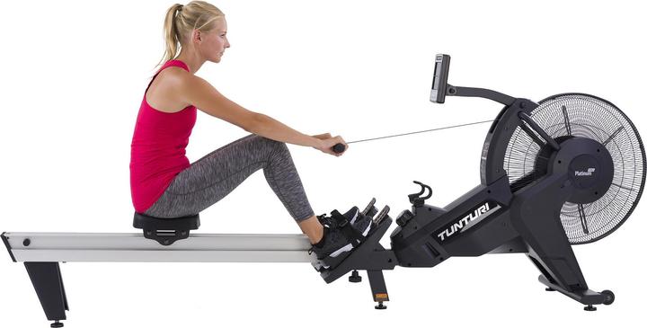 Actual product image Tunturi Platinum PRO Air Rower Rudergerät
