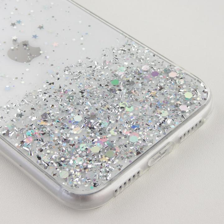 Image du produit PhoneLook Coque Gel paillettes argentées avec anneau (Apple iPhone 12 Pro Max)