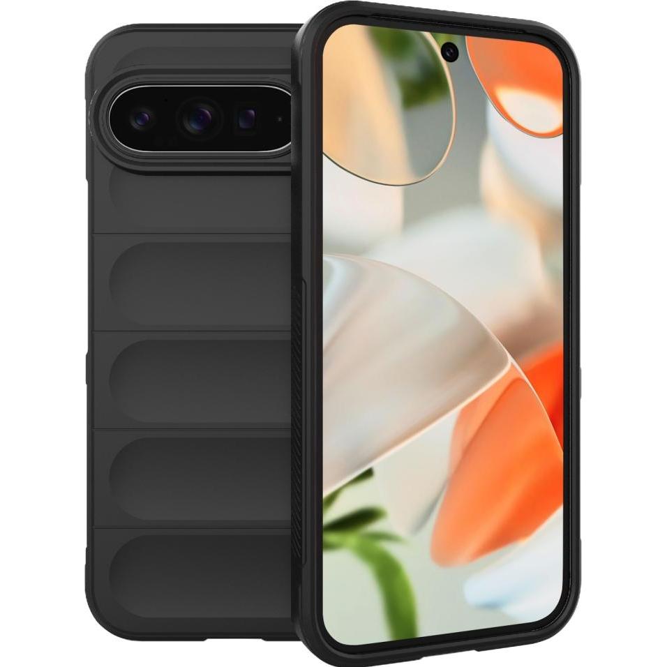 Screenguard CloudCase Copertura per Google Pixel 9 Pro XL (Google Pixel 9 Pro XL), Cover smartphone, Nero