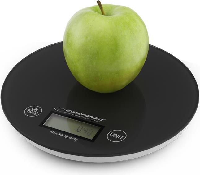 Actual product image Esperanza EKS003K Kitchen Scale Countertop Round Electronic Kitchen Scale
