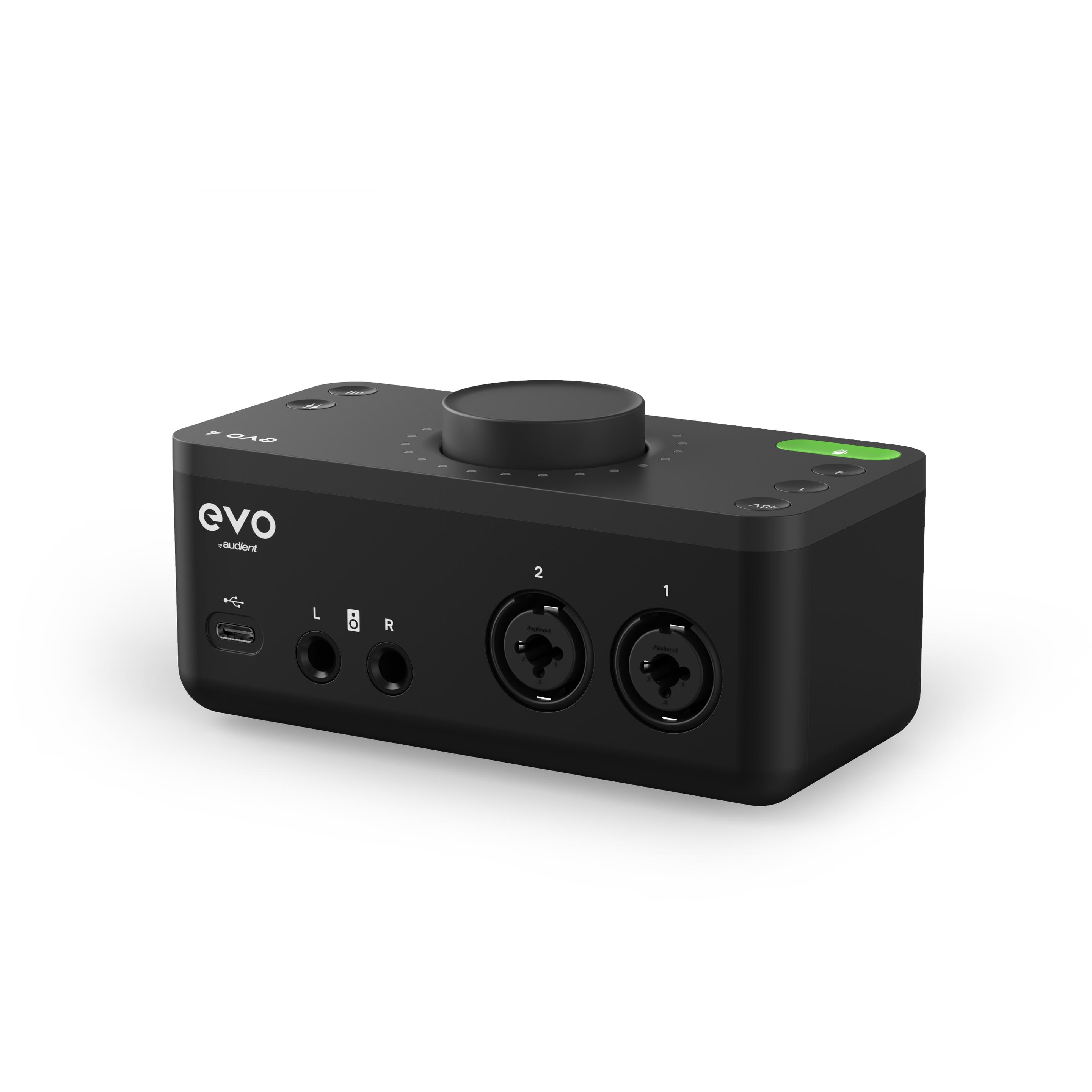 Thumbnail - Audient Evo 4 (USB), Audio Interface, Schwarz