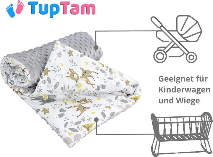 Immagine prodotto TupTam 2-teiliges Einschlagdecken-Set (85x85 cm) (85 x 85 cm)
