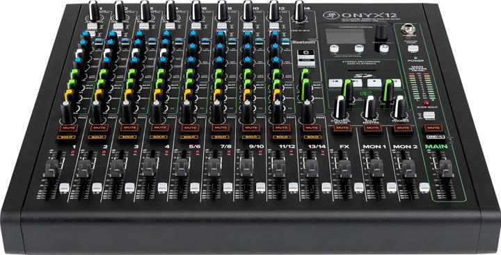 Productafbeelding Mackie ONYX12 14-kanaals mengpaneel (Studio en live mixer)
