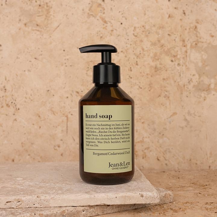 Produktbild Jean & Len Flüssigseife Bergamot/Cedarwood 250 ml (Flüssigseife, 250 ml)