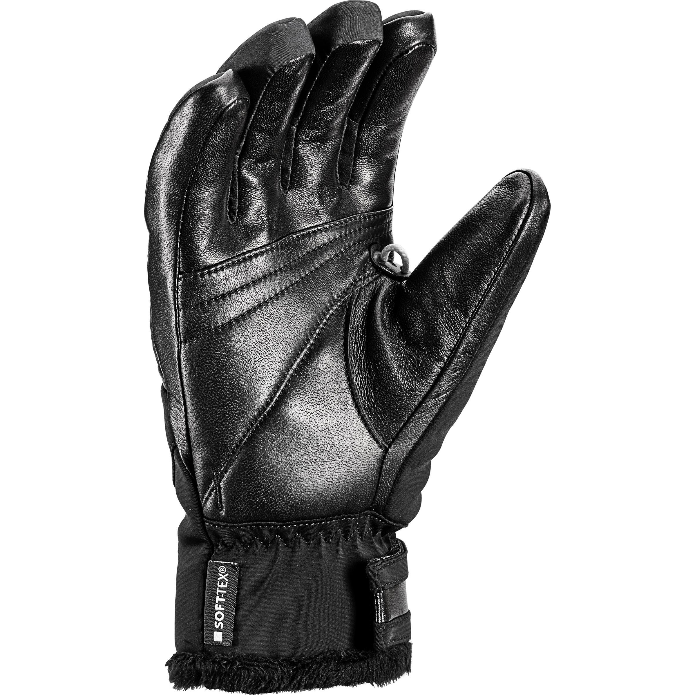 Leki, Damen, Handschuhe, Snowfox 3D Lady, Schwarz, (6.5)