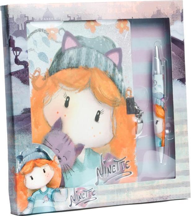 Produktbild Forever Ninette Gift Box Padlock Diary and Pen Cute