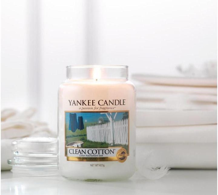 Produktbild Yankee Candle Duftkerze Clean Cotton small Jar