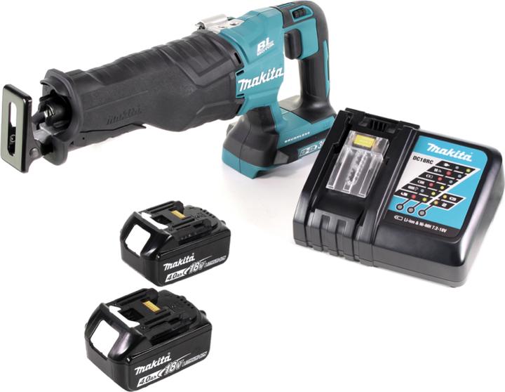 Produktbild Makita DJR 360 RM Akku Reciprosäge 36V ( 2x18V ) Brushless Säbelsäge + 2x 4,0 Ah Akku + Ladegerät