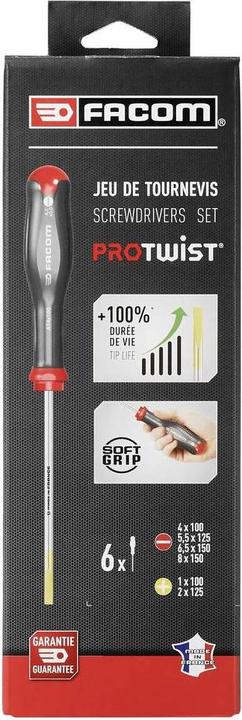 Image du produit Facom Tournevis PROTWIST, jeu de 6 pièces (Escale)