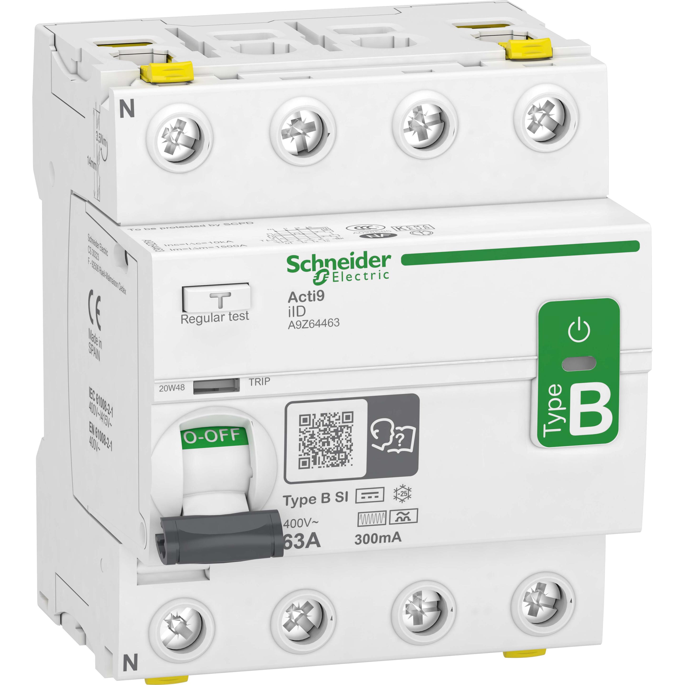 Schneider Electric, Schutzschalter, Fehlerstrom-Schutzschalter