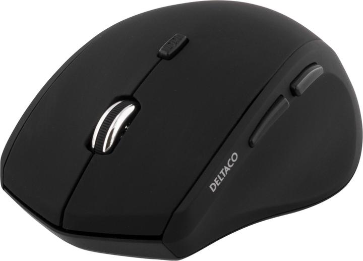 Produktbild Deltaco Wireless optical mouse 1000-1600 DPI, 125 Hz, 6 buttons with scroll key, 2.4GHz USB nano rec (Kabellos)