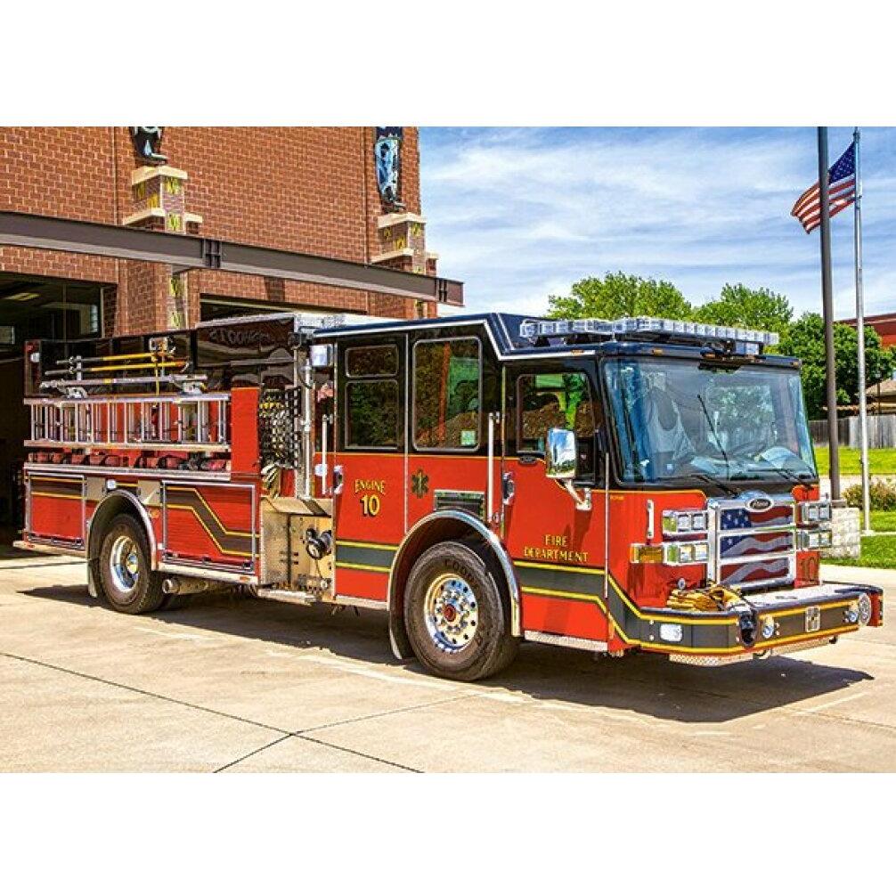 Castorland Fire Engine, Puzzle 180 Teile (180 Teile)