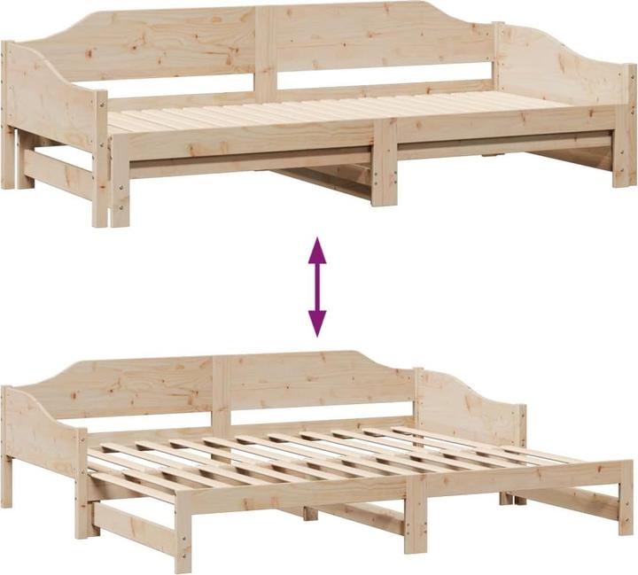 Actual product image vidaXL ausziehbares Tagesbett