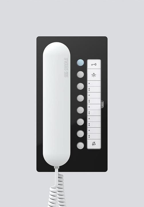 Actual product image Siedle S. & Soehne Comfort bus telephone black-hgl/white BTC 850-02 SH/