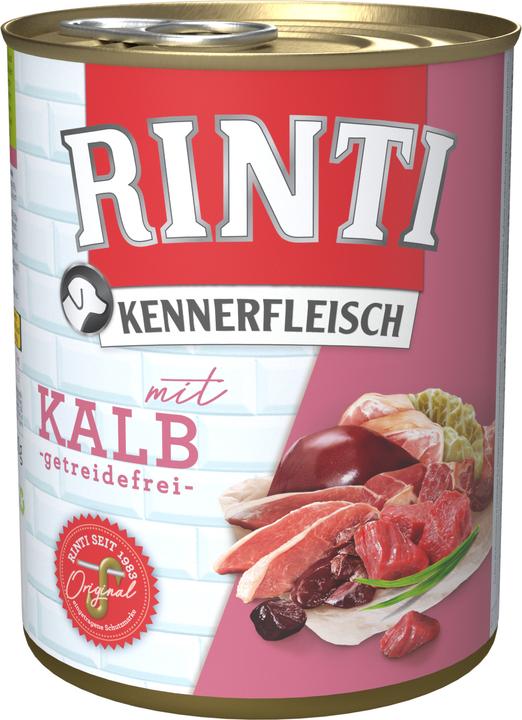 Rinti Hundefutter nass Kalb Dose 800g (Adult, 1 Stk., 800 g)