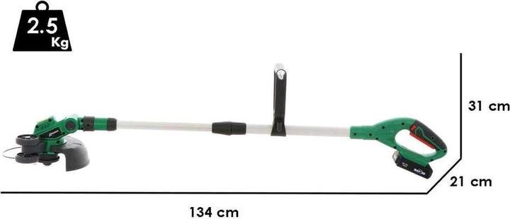 Produktbild Ribimex PRBAT20CB AkkuRasentrimmer 20V 2Ah Akku
