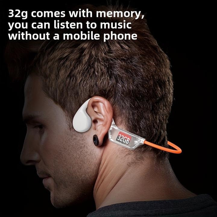 Produktbild PhoneLook Bluetooth 5.4 Wasserdichte kabellose Knochenleitungs-Kopfhörer für Sport und Schwimmen mit 32 GB int (Kabellos)