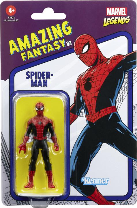 Image du produit Hasbro Marvel Legends Retro Kenner 3.75 Spider-Man (Amazing Fantasy)